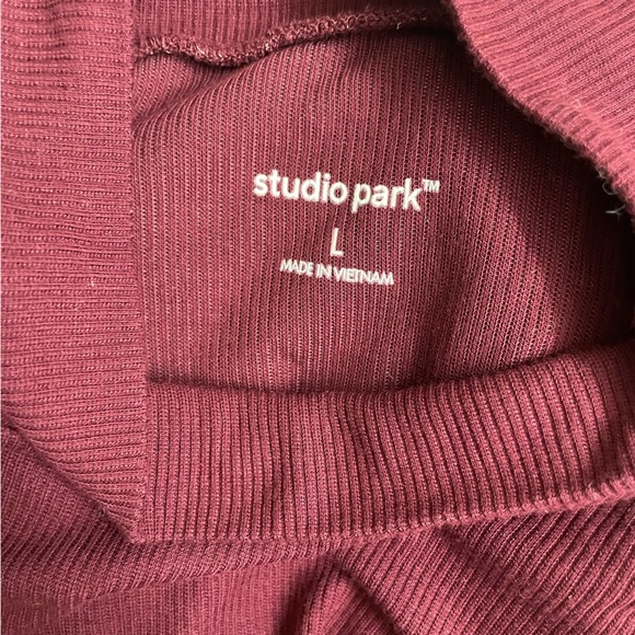 QVC Studio Park half-sleeve ribbed mock neck - Picture 3 of 9